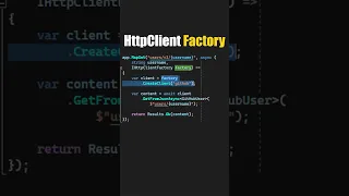 How To Use Named HttpClients In .NET #shorts