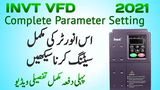 VFD inverter setting / INVT Inverter setting with complete detail