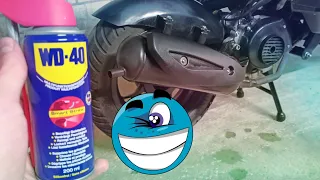 WD40 auf den Auspuff??🤔