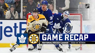 Maple Leafs @ Bruins 11/2 | NHL Highlights 2023