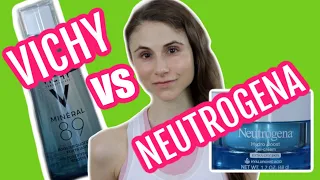 Vichy mineral 89 versus Neutrogena hydroboost gel cream| Dr Dray