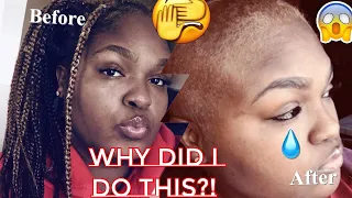 REGRET SHAVING ALL MY HAIR OFF 😢😭| HUMPDAY VLOG
