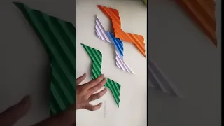 Tricolor Paper Decoration for School/Office|DIY|Republic/Independence Day How To Make Craft Ideas