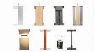 Modern lecterns from Urbann 2013