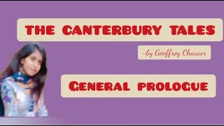 The Canterbury Tales General Prologue in Hindi// The Canterbury Tales by Geoffrey Chaucer