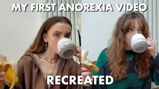 RECREATING MY FIRST VIDEO *anorexia recovery* – 2 years on