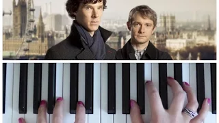 SHERLOCK THEME (BBC) | Easy PIANO Tutorial