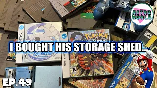 I BOUGHT HIS STORAGE SHED FULL OF GAMES! 😳 | Live Video Game Hunting Ep. 49