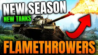 Flamethrower NEW Season???? World of Tanks Console NEWS