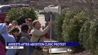 Adults and Children were Arrested at Abortion Clinic Protest