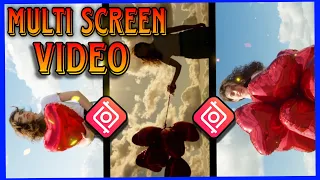 create multi screen video//3 layers video//video collage[inshot tutorial]