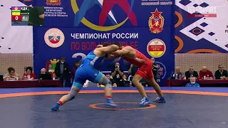 ЧР-2020. ВБ. 74 кг. Полуфинал. Тимур Бижоев - Разамбек Жамалов