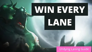 How To Play Undying - Dota 2 Undying Guide (Advanced Laning Stage)