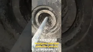 Hexagonal steel pipe production process,六角钢管生产流程！中国造