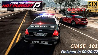 Need for Speed Hot Pursuit Gameplay Full Walkthrough Chase 101 4K 60fps