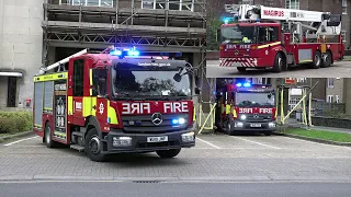 London Fire Brigade Turnout - G301 G302 G305 Wembley