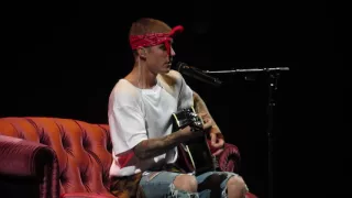 Justin Bieber "Cry Me A River" BOSTON