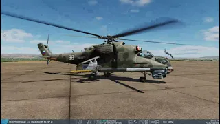MI-24P Solo Hind Destroys Enemy Airfield Occupiers | DCS