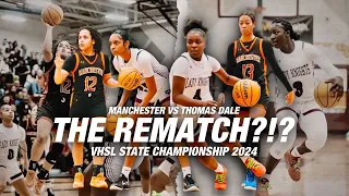 THE REMATCH ?!?| THOMAS DALE VS MANCHESTER | FULL GAME HIGHLIGHTS | VHSL STATE CHAMPIONSHIP
