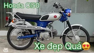 Honda cl50 xanh sơn zin còn đẹp nhìn mê(xe đã bán)