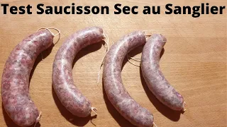 Test Saucisson Sec au Sanglier