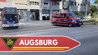 Einsatzfahrten - Feuerwachen Augsburg - Feuerwehr Augsburg - "Leichenzug" FW Süd