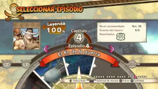 One Piece Pirate Warrior 3:  Romper nivel, monedas y Leyendas. Logros