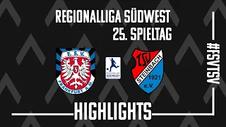 Highlights & Tore | FSV Frankfurt 2:1 TSV Steinbach Haiger | 25. Spieltag RL-Südwest 2022/2023