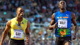 TYSON GAY SMOKES USAIN BOLT | 100M | STOCKHOLM 2010