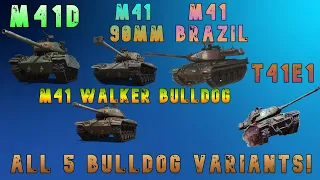 M41 Walker Bulldog - M41B - M41 90mm - M41D - T41E1! ll Wot Console   World of Tanks Modern Armor