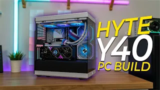 Hyte Y40 build timelapse