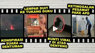 SUARA DENTUMAN MALAM, KUNTI DUDUK DI ATAS GENTENG