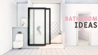 Functional Platforms🛁💡 Bathroom Ideas (Tutorial) | Snowy Escape & Base Game | No CC or Mods | Sims 4