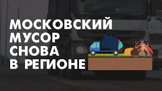 Московский мусор снова везут во Владимирскую Область. Бабанино.