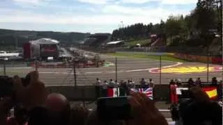 Spa - Belgian Grand Prix 2012 - Crash!