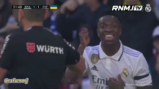 VINICIUS jugador de las 5 GRANDES LIGAS de EUROPA que más FALTAS recibe