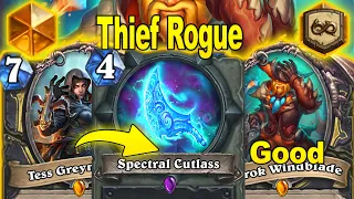 NEW Cutlass Espionage Thief Rogue Deck in 2024 At Mini-Set Showdown in the Badlands | Hearthstone