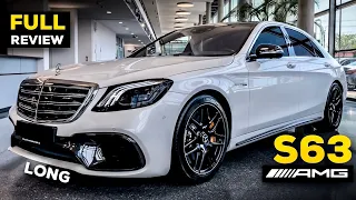 2020 MERCEDES AMG S63 LONG BRUTAL V8 Sound FULL REVIEW Exterior 4MATIC+