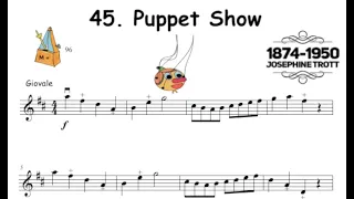 45  Puppet Show for violin and piano, J.Trott