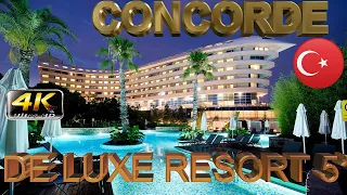 4K CONCORDE DE LUXE RESORT 2023 ANTALYA ХОРОШАЯ ПЯТЕРКА GOOD BEACH HOTEL TURKEY