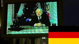 Neue Symbole in Russland nach Boris Jelzin - Patriotisches Lied mit Putin 31 Dezember 1999