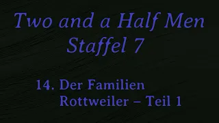 Two and a half men Staffel 7 14 - 17 ,tonspur , einschlafen