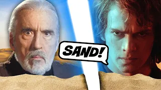 Dooku Finds Out How Much Anakin Hates Sand