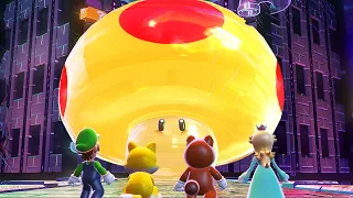What if a Mega Mushroom is the Final Boss in Super Mario 3D World + Bowser's Fury?