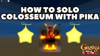 [GPO] HOW TO SOLO COLOSSEUM WITH PIKA