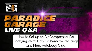 How to Set up An Air Compressor For Spray Painting, How To Remove Car Dings, and More Autobody Q&A