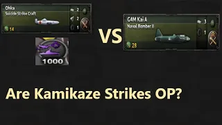 Kamikazes vs Naval Bombers and Tacs - Hoi4 Testing