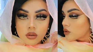 MAQUILLAJE ARABE GLAMUROSO/ OJOS SEDUCTORES EN 10 MINUTOS.