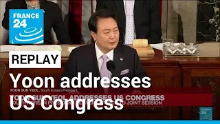 REPLAY: South Korean President Yoon Suk Yeol addresses US Congress • FRANCE 24 English