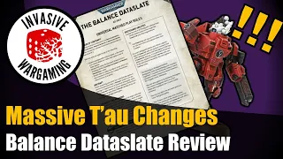 Did GW just ruin T'au? Warhammer 40k Balance Dataslate Review